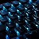 clavier bleu